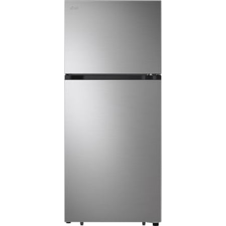 LG - 17.5 Cu. Ft. Garage Ready Top-Freezer Refrigerator with Reversible Doors - White