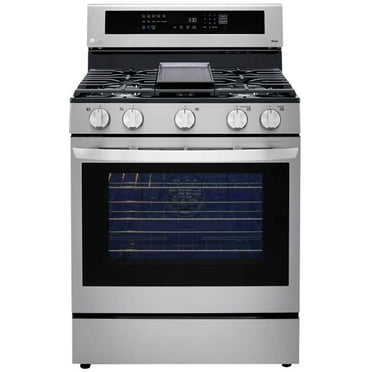 LG 30” 5.8 cu ft Slide-In Gas Range in Stainless Steel
