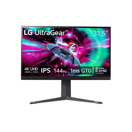 LG 32GR93U-B 32" UltraGear UHD 1ms 144Hz Gaming Monitor with NVIDIA G-SYNC