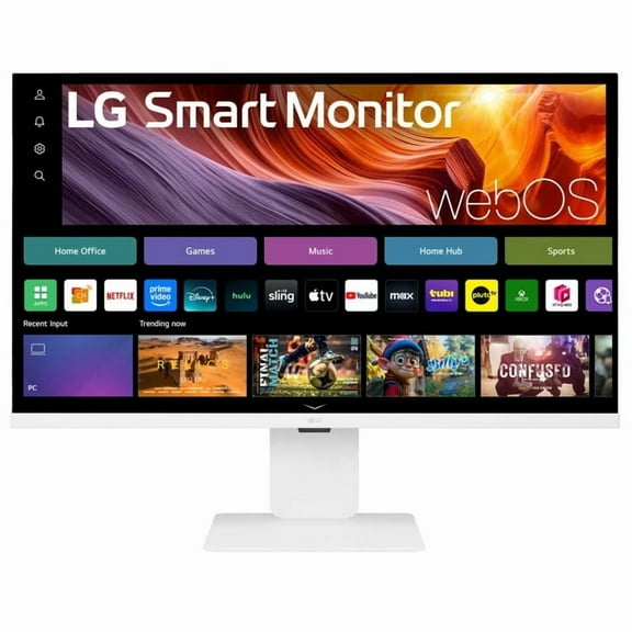LG 32 Inch 4K UHD IPS Smart Monitor (32U850SA-W) with webOS and USB Type-C PD 90W