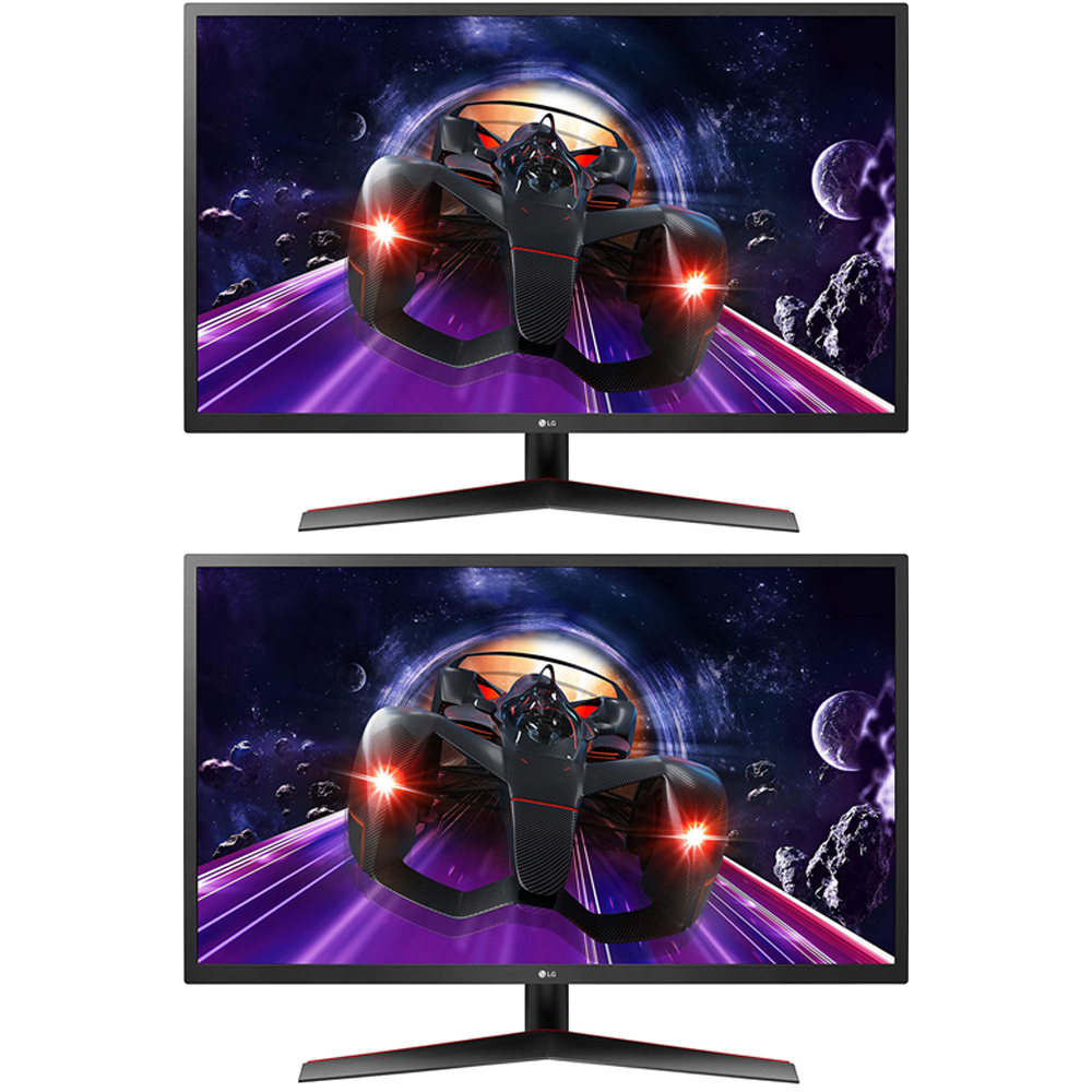 LG 32MP60G-B 31.5 inch Full HD 1920x1080p 16:9 1ms AMD FreeSync IPS Monitor 2 Pack - image 1 of 8