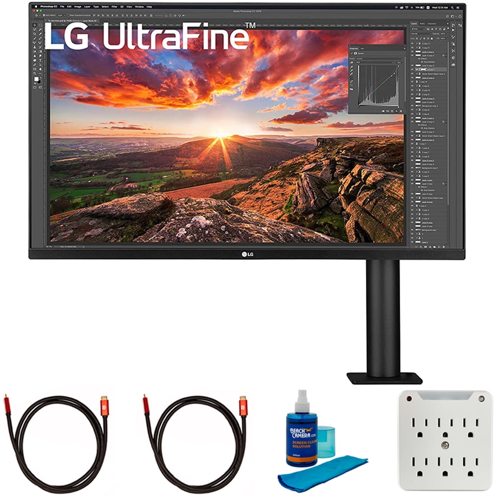 LG 32UN880-B 32 Inch UltraFine Display Ergo 4K HDR10 Monitor