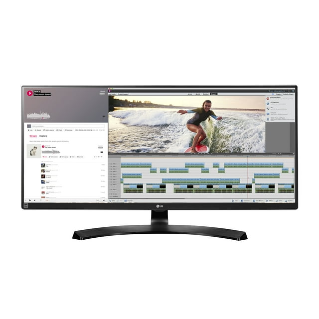 LG 34" UltraWide IPS LED Monitor (34UM88C-P Black)