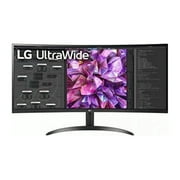 LG 34BQ60QC-B 34 UW-QHD 3440x1440 Curved Screen LCD IPS Monitor
