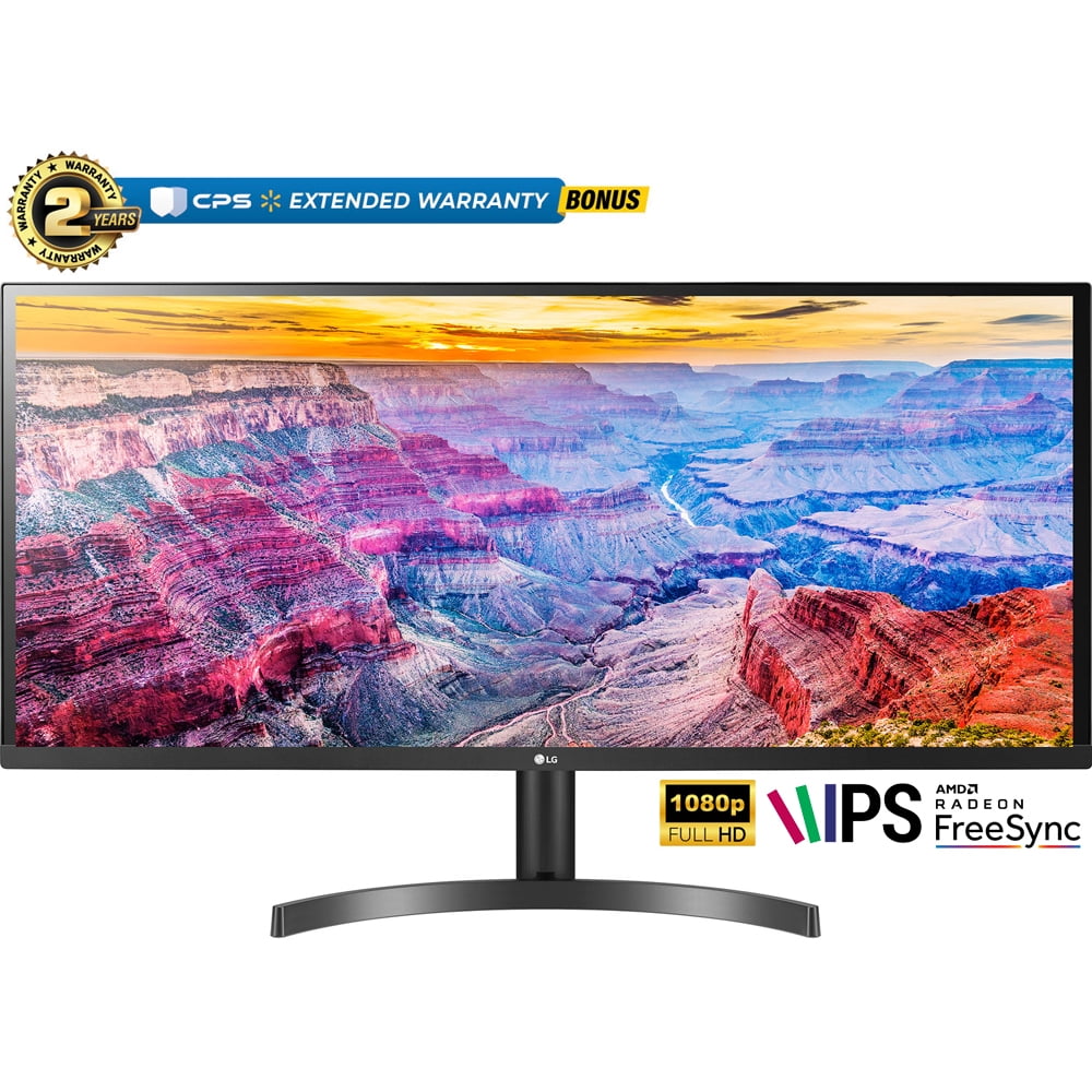 LG 34WL600B 34" UltraWide IPS FreeSync LED Monitor 2560 x 1080 219 Bundle with 2 Year Extended