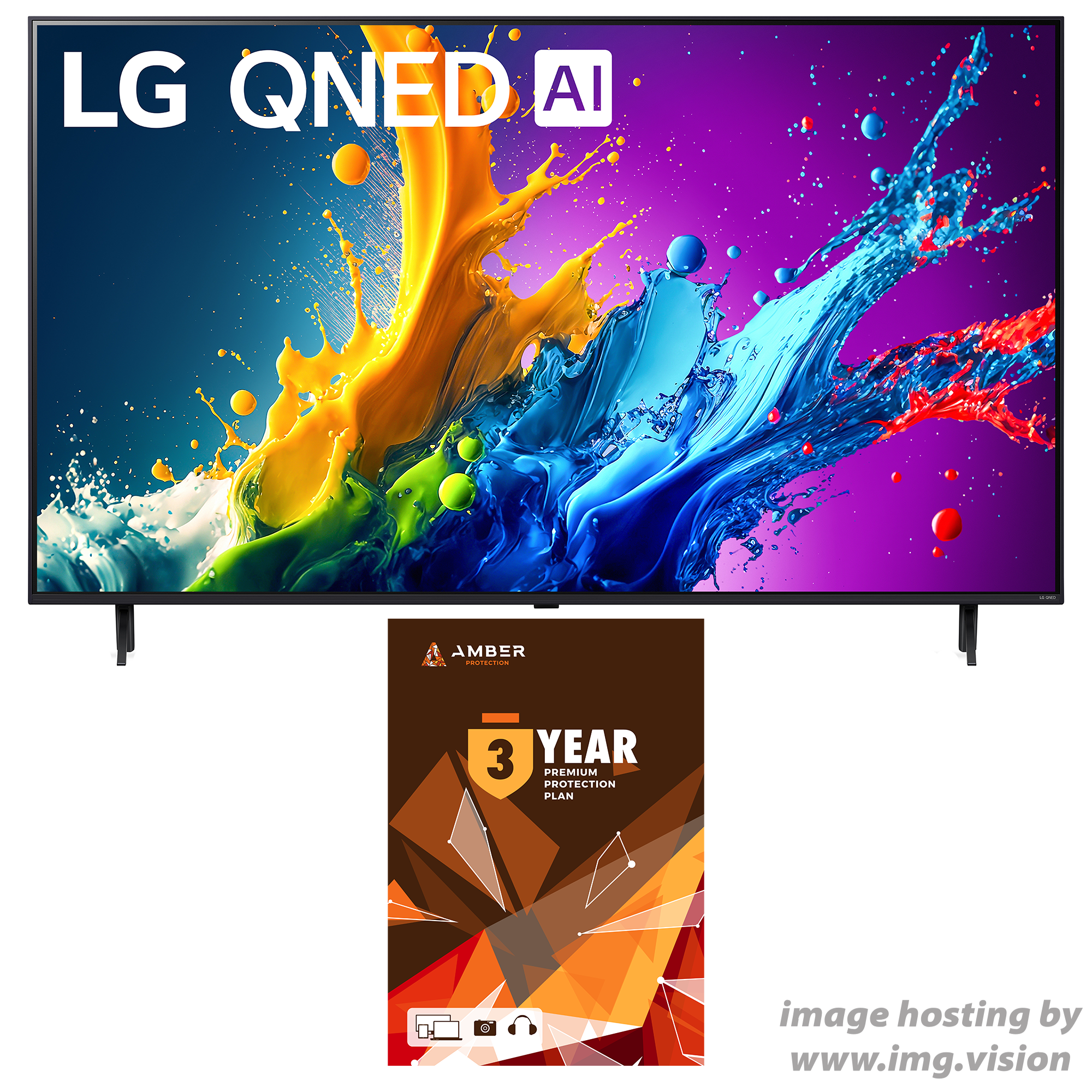 LG 43QNED80TUC 43 Inch QNED 4K Ultra HD Smart TV with HDR10