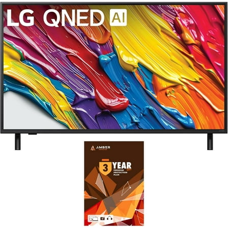 LG 43QNED82AUA 43 Inch QNED AI 4K Smart TV with HDR10 Pro and 3 Year Amber Protection Plan (2025)