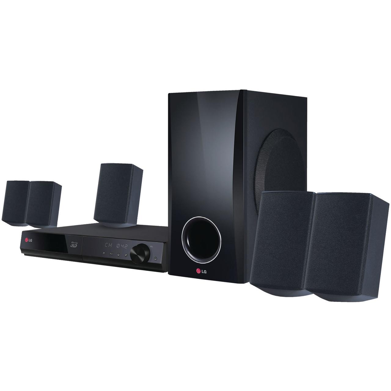 LG 5.1 Channel 500W Smart 3D Blu-ray Home Theater System (BH5140S) - image 1 of 4