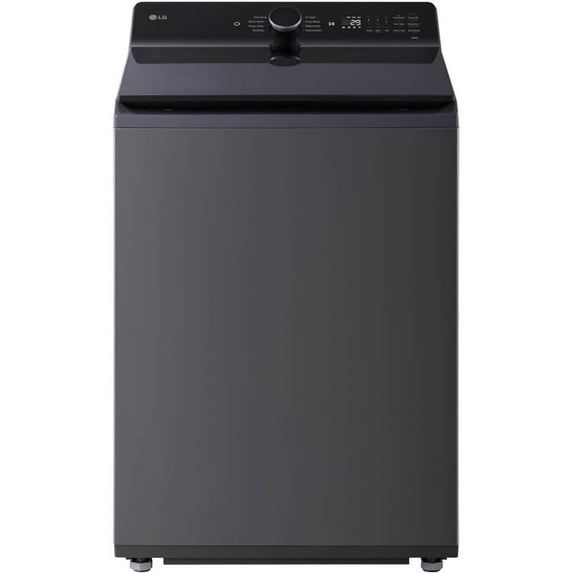 LG 5.5 Cu. Ft. Matte Black Mega Capacity Smart Top Load High-Efficiency Washer with Built-In Faucet