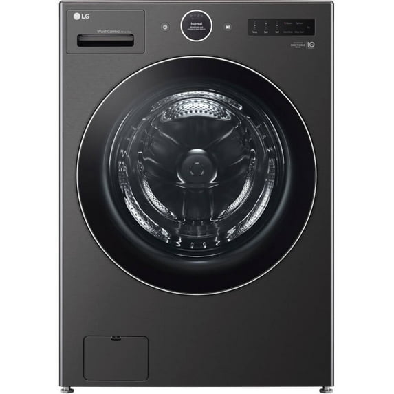 LG 5 Cu. Ft. Black Steel Electric All-in-One Washer Dryer Combo
