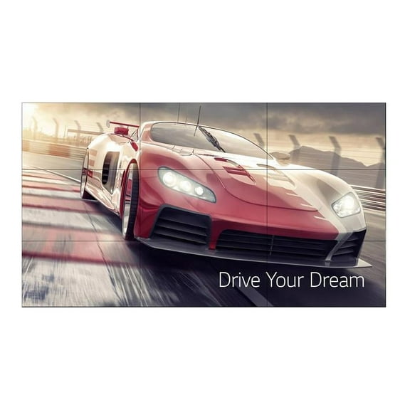 LG 55VM5J-H Black 55" 8 ms (G to G) 1920 x 1080 1.07 Billion Colors FHD Slim Bezel Video Wall 1000:1