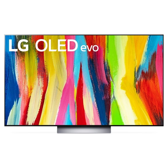 LG 55" OLED C2 4K TV with a onn. Ultra-Slim Full Motion TV Wall Mount, 50"-86"