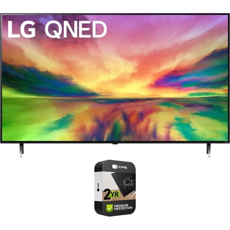 LG 55QNED80URA QNED80 55 inch 4K HDR Smart Mini-LED TV (2023 Model) Bundle with 2 YR CPS Enhanced Protection Pack