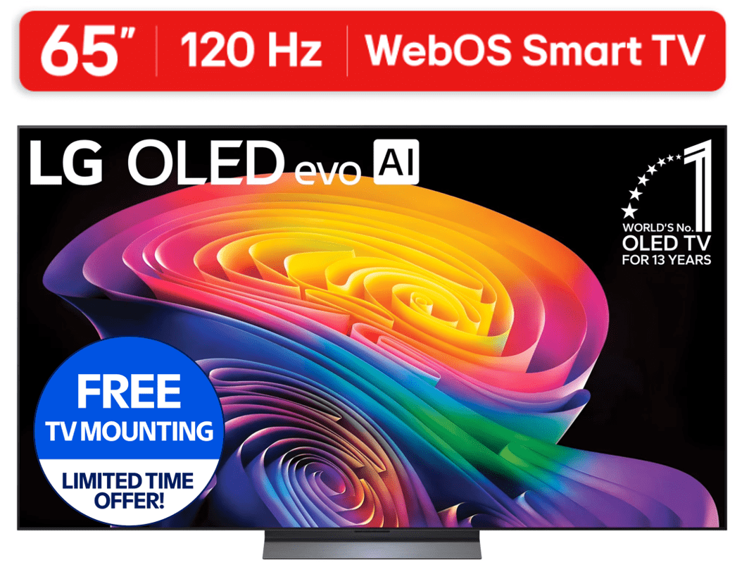 LG 65" C6 Series 4K UHD OLED AI Smart webOS 26 TV, OLED65C6PUA deal from Walmart