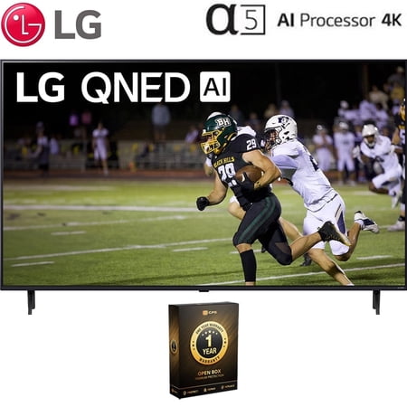 LG 65QNED80TUC 65 inch QNED 4K HDR Smart Quantum Dot NanoCell LED TV 2024 with 1 Year CPS Premium Warranty Pack