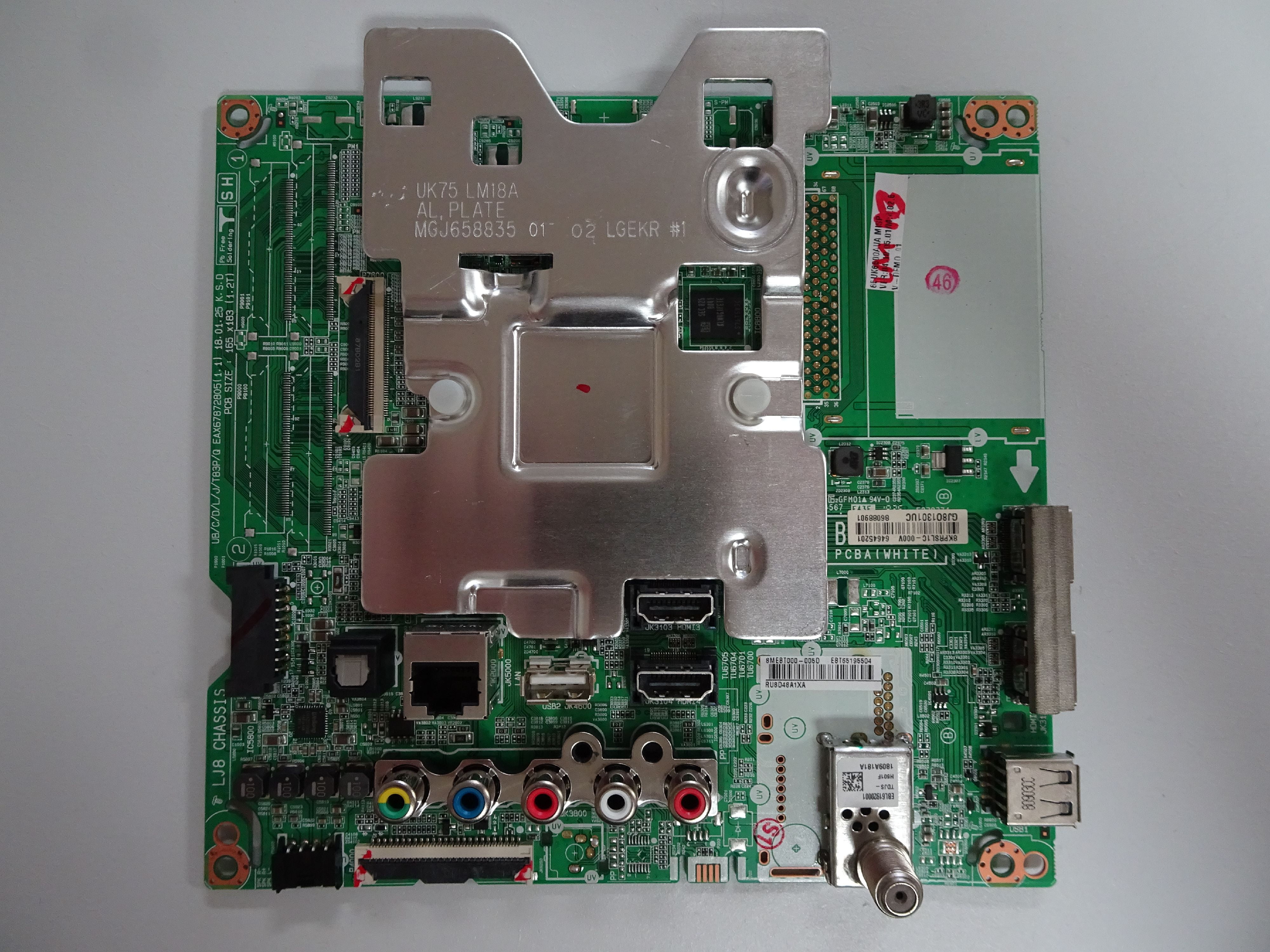 LG 65UK6500AUA Main Board (EAX67872805) EBT65195504