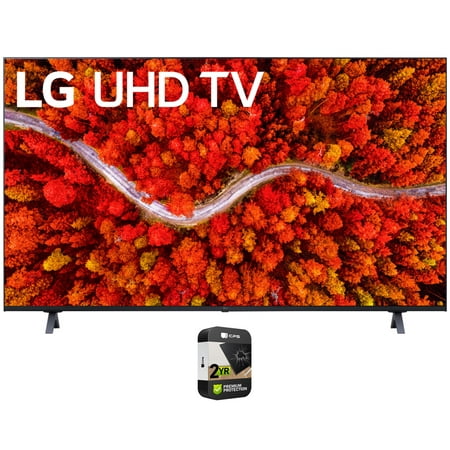 LG 65UP8000PUA 65-inch 4K UHD Smart webOS TV (2021) Bundle with Premium Extended Warranty