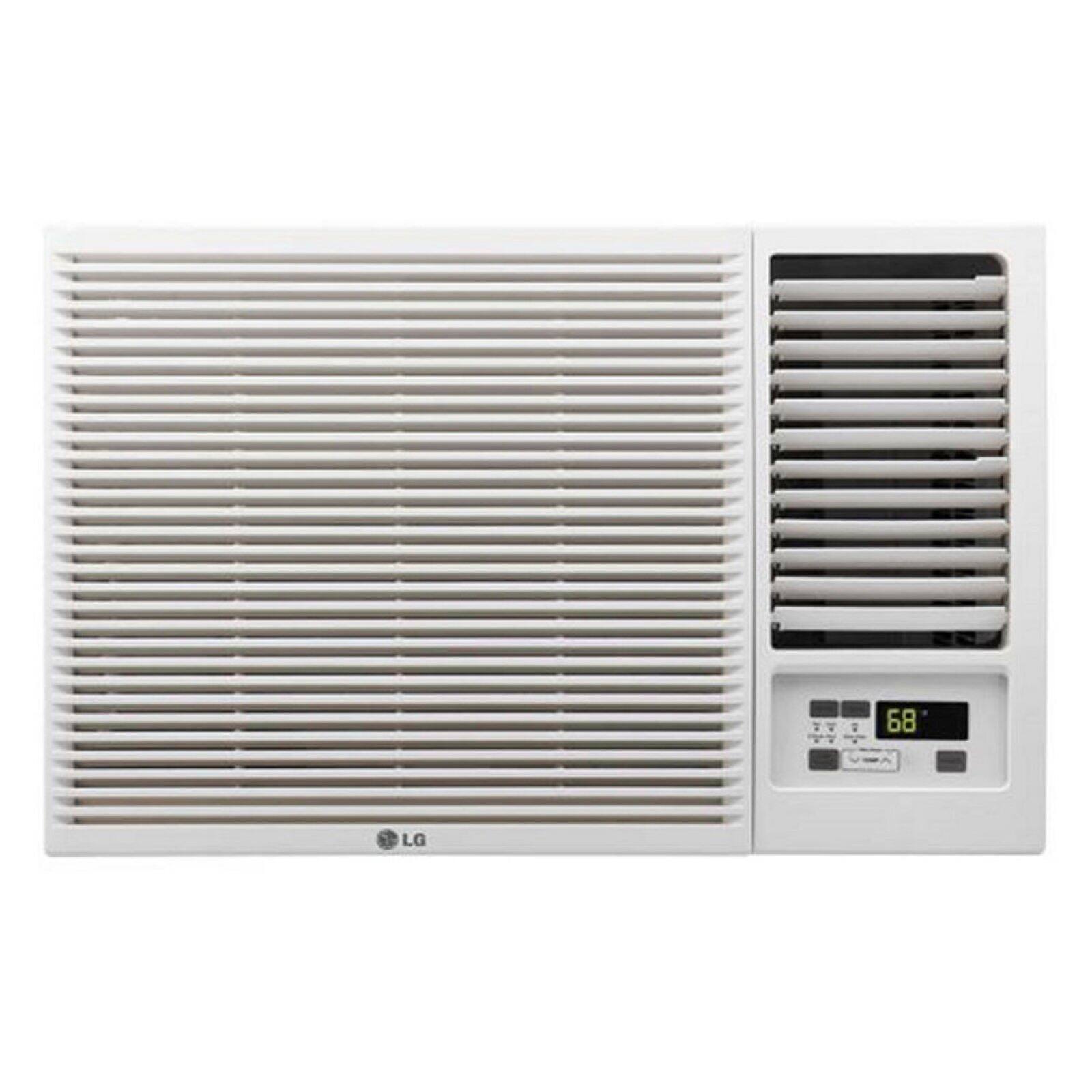 LG 7,500 BTU 115V Window-Mounted Air Conditioner with 3,850 BTU Supplemental Heat Function - image 1 of 11