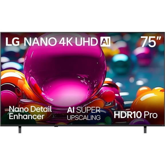 LG 75NU850BP 75 inch Class NU85 Series 4K Nano UHD AI Smart webOS TV