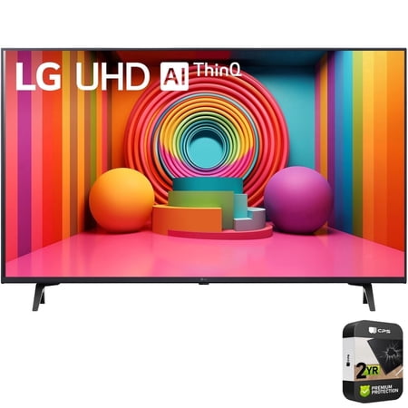 LG 75UT7590PUA 75-Inch UT75 Series LED Smart TV 4K (2024) Bundle with 2 Year CPS Enhanced Protection Pack