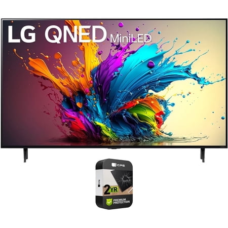 LG 75QNED90TUA 75 Inch 4K HDR Smart Quantum Dot NanoCell Mini LED TV (2024) Bundle with 2 Year Extended Warranty