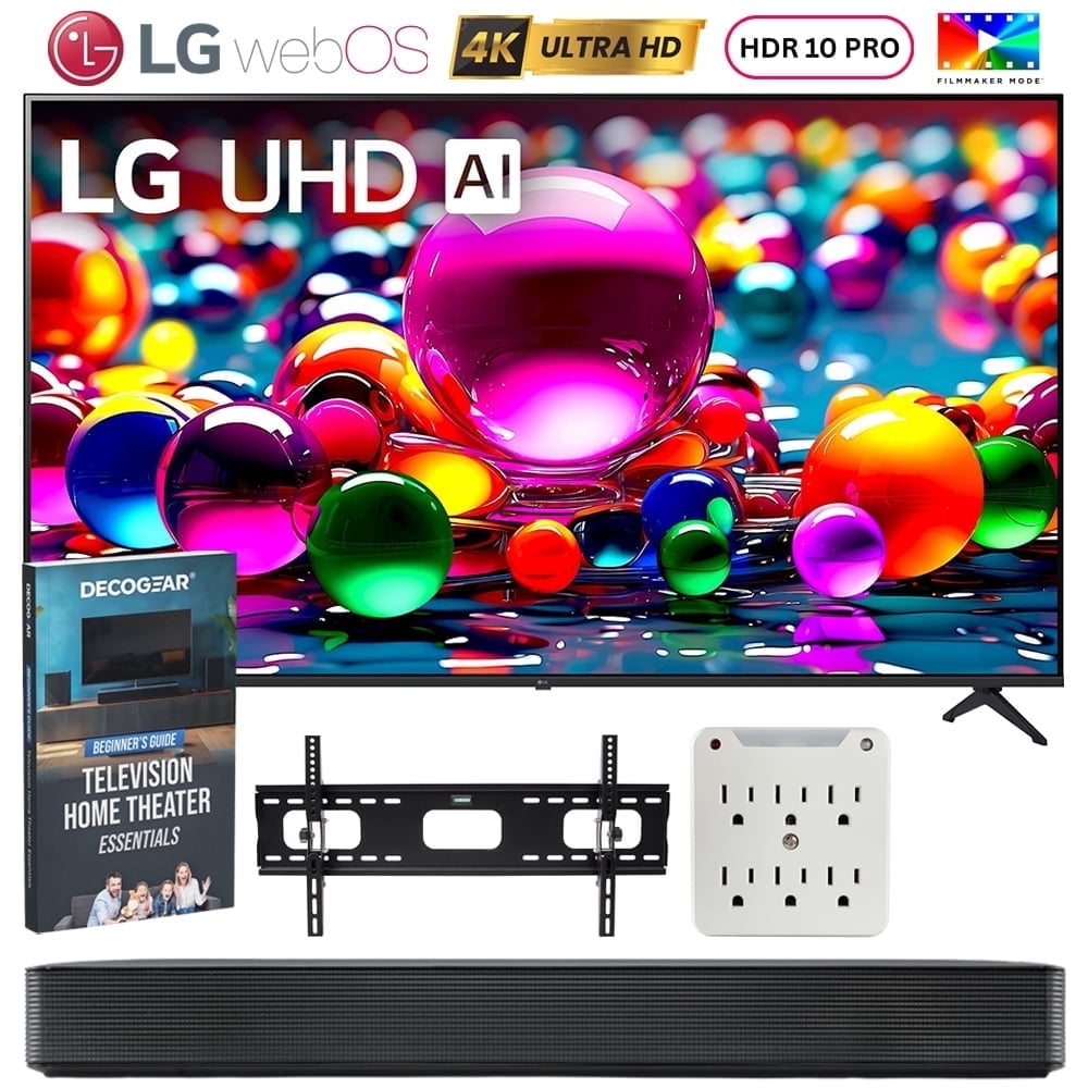 LG 75UA7700PUA 75 Inch UA77 LED AI 4K UHD Smart webOS TV 2025 Bundle ...