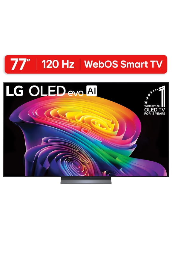 77" C6 Series 4K UHD OLED AI Smart webOS 26 TV, OLED77C6HUP