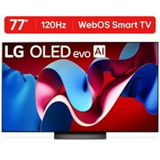 LG 77 Class 4K UHD OLED C4 Series 120 Hz Web OS 24 Smart TV with Dolby Vision - OLED77C4PUA