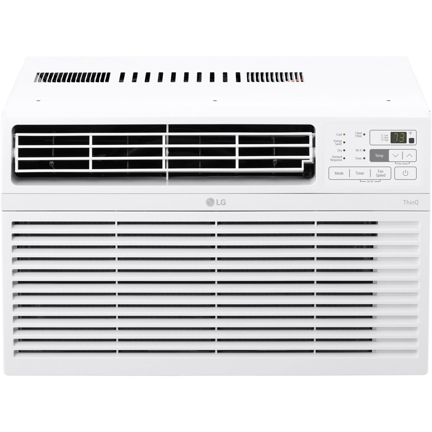 LG 8,000 BTU 115V Window-Mounted Air Conditioner with Wi-Fi Control - image 1 of 11
