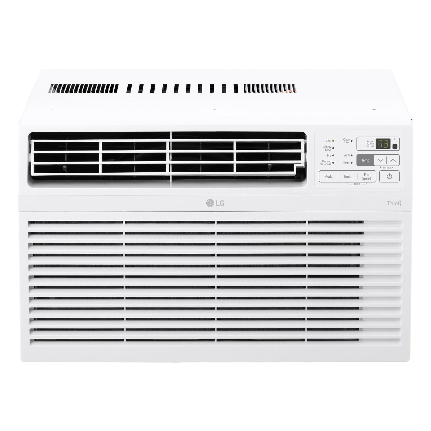 LG 8,000 BTU 115V Window-Mounted Air Conditioner with Wi-Fi Control, LW8017ERSM1