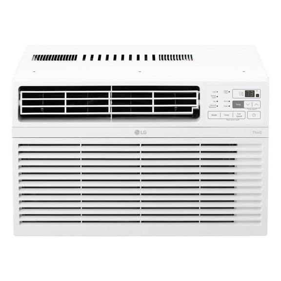 LG 8,000 BTU 115V Window-Mounted Air Conditioner with Wi-Fi Control, LW8017ERSM1