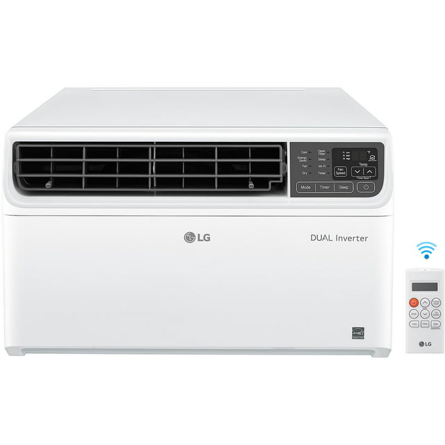 LG 8,000 BTU DUAL Inverter Smart Window Air Conditioner, Cools 340 sq ft, Works with Amazon Alexa