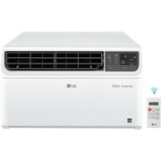 LG 8,500 BTU 350 Sq ft High Efficiency Dual Inverter Window Air Conditioner with Wi-Fi, LW8024IVSM