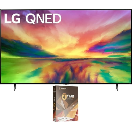 LG 86QNED80URA 86 Inch 4K Mini-LED QNED Smart TV with Cloud Gaming and 4 Year Amber Protection Plan (2023)