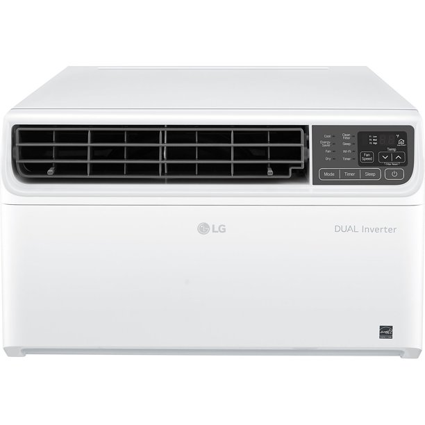 LG 9,500 BTU DUAL Inverter Smart Window Air Conditioner, Cools 450 Sq