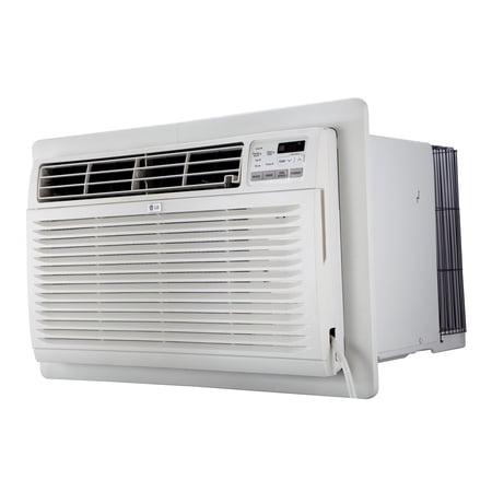 LG - 440 Sq. Ft. 9,800 BTU Through-the-Wall Air Conditioner - White