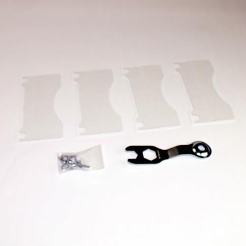 LG AAA30793428 WASHER MOUNTING BRACKET (WHITE) (GENUINE OEM PART)