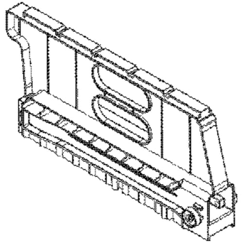 LG AEC73437801 REFRIGERATOR CRISPER DRAWER SLIDE RAIL CENTER (GENUINE OEM PART)