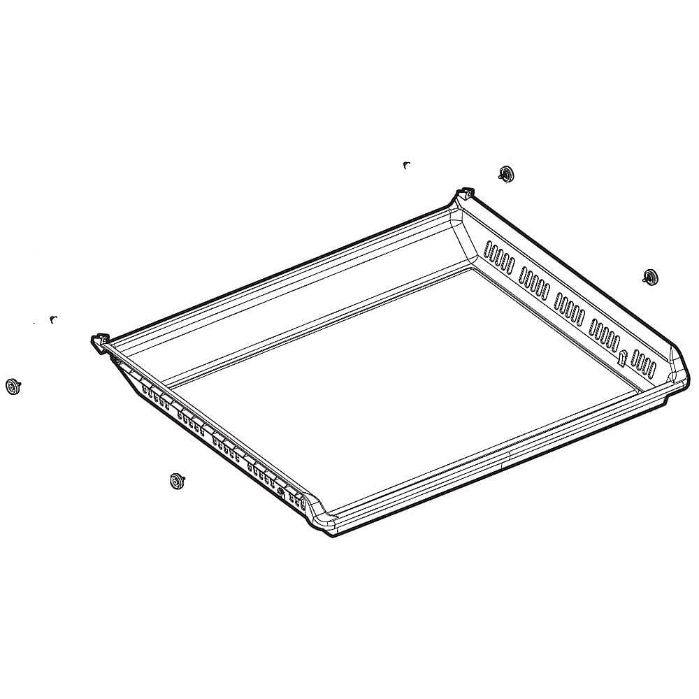 LG AJP73714702 DRAWER TRAY ASSEMBLY (GENUINE OEM PART)