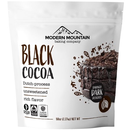 Black Cocoa Powder (5lb) – Extra Dark Dutch-Processed, Unsweetened, Rich Chocolate Flavor, Natural Alternative to Black Food Coloring, Fair Trade, Ideal for Baking & Desserts