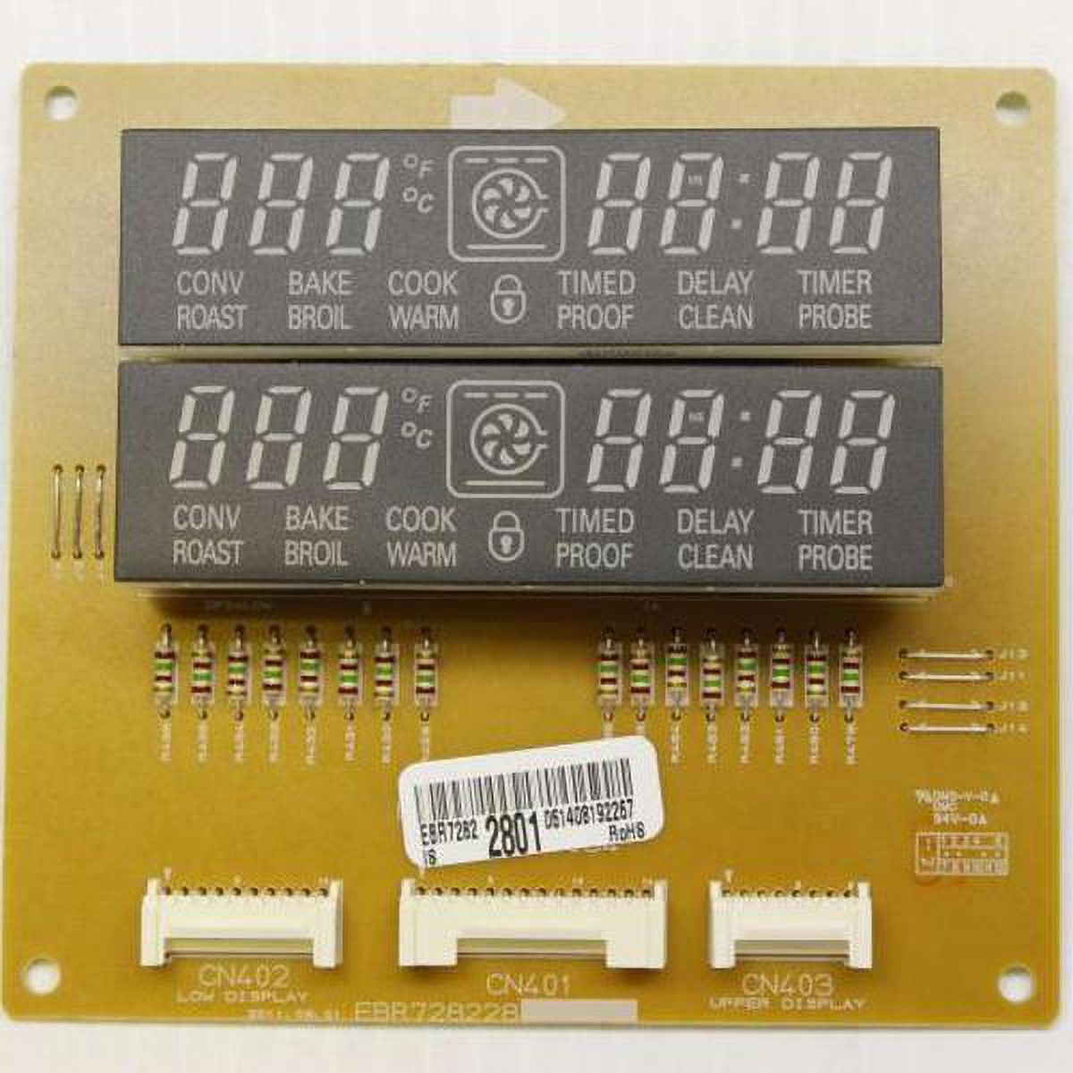LG APPLIANCES EBR72822801 DISPLAY PC BOARD ASSEMBLY - OEM PART ...
