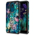 thumbnail image 1 of LG Arena 2 Case, LG Escape Plus Case, LG Journey LTE Case, LG Tribute Royal Case, Kaesar Hybrid Graphic Fashion Cute Colorful Slim Cover Armor Case for LG K30 2019 (Galaxy Stardust Mandala), 1 of 4
