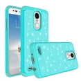thumbnail image 1 of LG Aristo 2 Case, LG Tribute Dynasty Case, Glitter Bling Shockproof Dual Layered Cover with [HD Screen Protector] Phone Case - Mint, 1 of 3