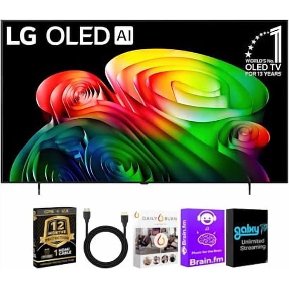 LG B6 OLED AI 4K Smart TV Bundle with HDMI Cable & CPS Protection.