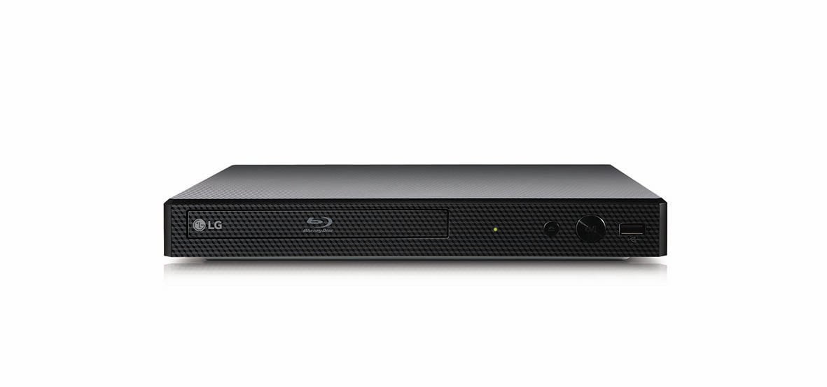 LG BP350 Bluray Disc Full HD DVD Player 1080p Upscaling, BuiltIn WiFi, Dolby Digital Sound