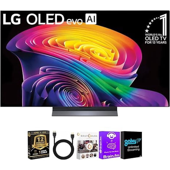 LG C6P Series OLED evo AI 4K Smart TV Bundle