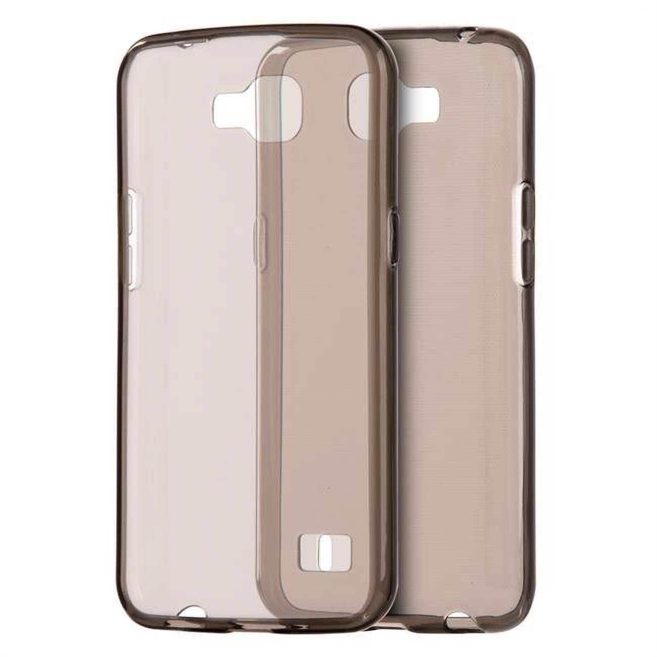 LG CSLGK4-HQ-SM K4 Spree & Optimus Zone 3 High Quality Crystal Skin Case&#44; Smoke - image 1 of 5
