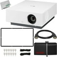 thumbnail image 1 of LG CineBeam HU810PW 2700-Lumen XPR 4K UHD Smart Laser Home Theater DLP Projector + SanDisk Ultra Dual USB Drive 32GB, 120” Foldable Projection Screen & More (19pc Bundle), 1 of 10