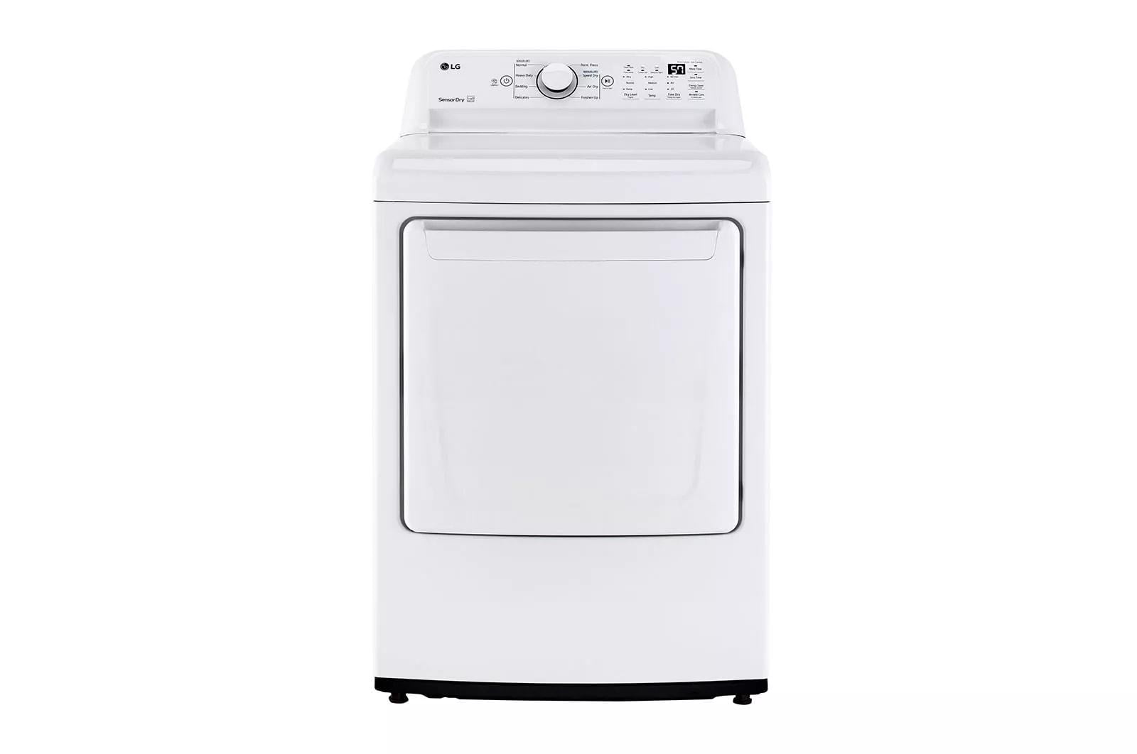 LG DLE7000W 7.3 Cu. Ft. White Front Load Electric Dryer