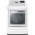 thumbnail image 1 of LG DLE7400W 7.3 Cu. Ft. Rear Control White Dryer with EasyLoad Door, 1 of 5